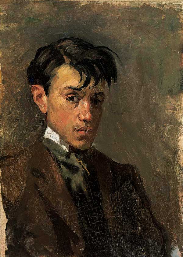 Картина Пабло Пикассо. Автопортрет. 1896