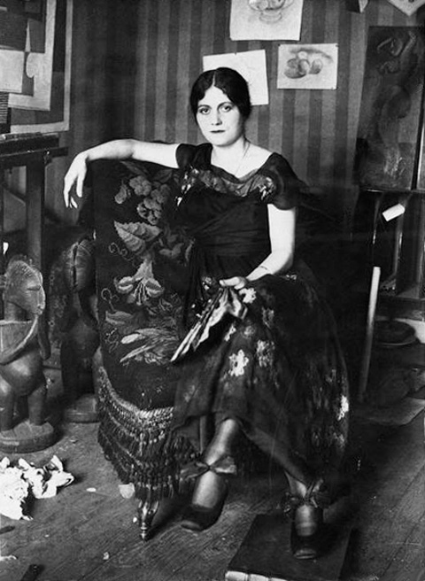 Olga Khokhlova-Picasso in-Armchair. Photo 1917