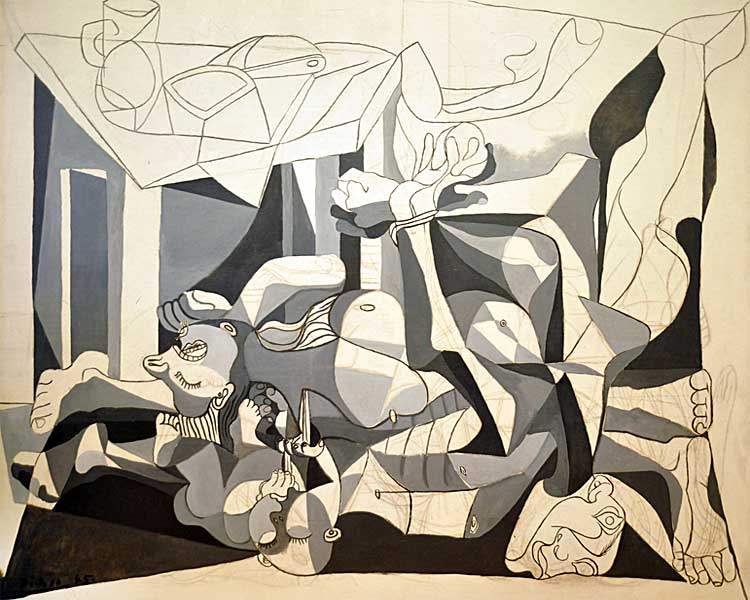 Картина Пабло Пикассо. Склеп. 1945