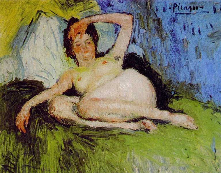 Картина Пабло Пикассо. Джейн. 1901