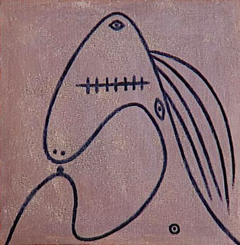Картина Пабло Пикассо. Голова женщины. 1928