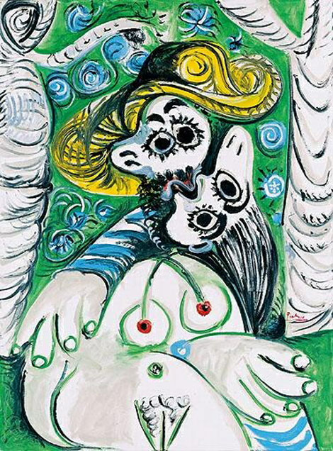 Картина Пабло Пикассо. Поцелуй. 1969 ($18,0 млн)