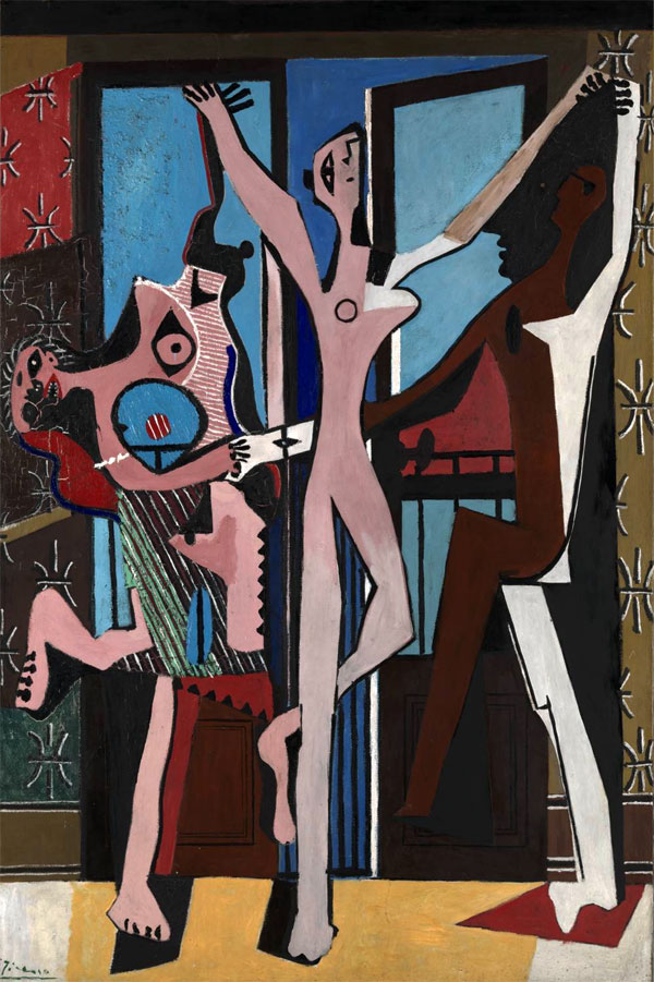 Картина Пабло Пикассо. Танец (Три танцора, Три танцовщицы). 1925