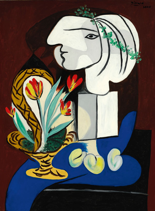 Картина Пабло Пикассо. Натюрморт с тюльпанами. 1932 ($41,5 млн)