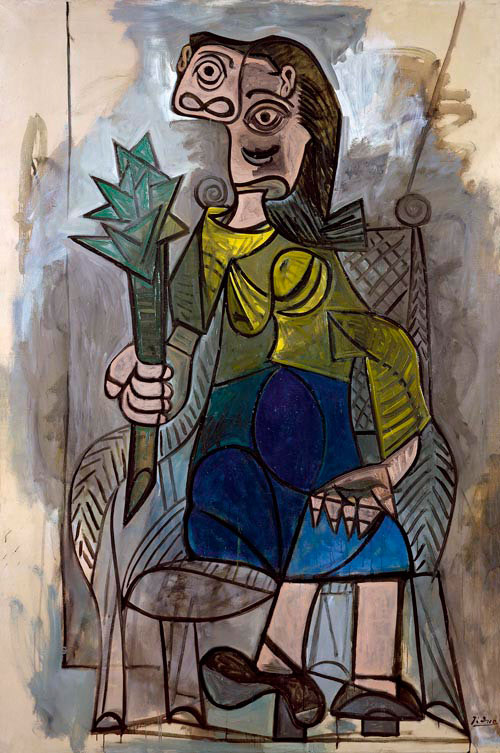 Пабло Пикассо. Женщина с артишоком, 1941