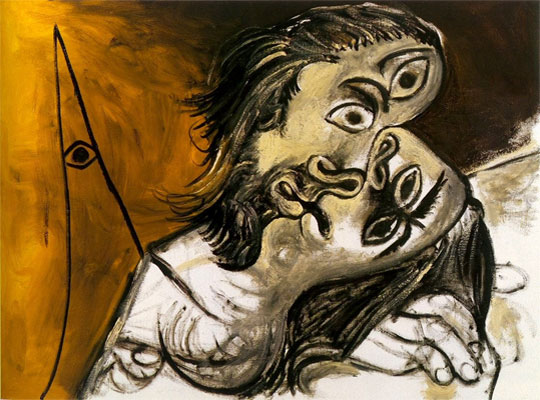 Pablo-Picasso_Le-baiser_1969_1