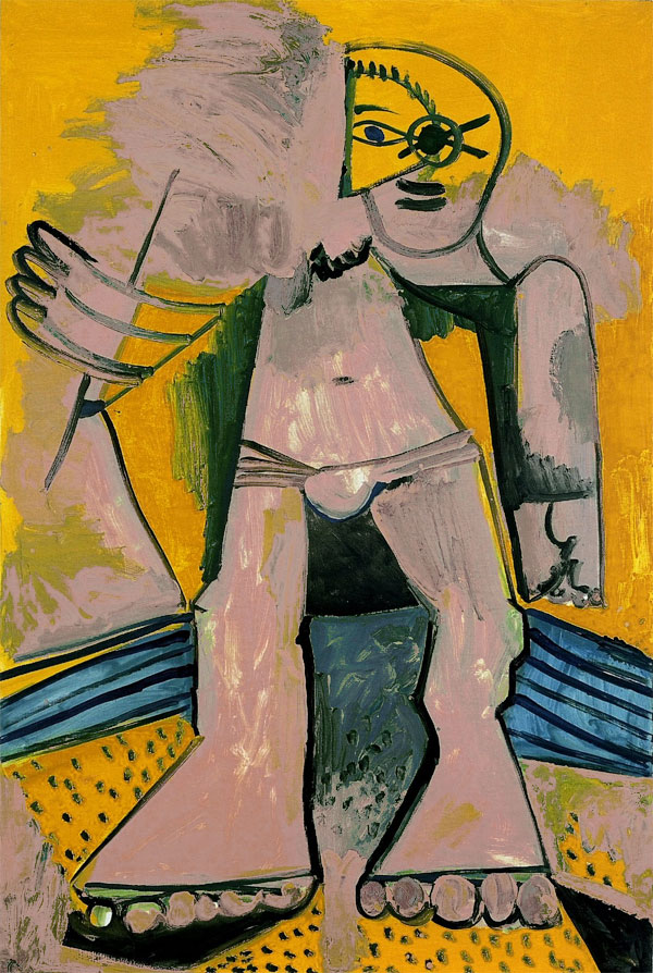 Картина Пабло Пикассо. Персонаж. 1971