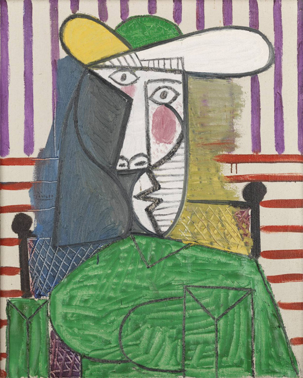 Картина Пабло Пикассо. Бюст женщины. 1944