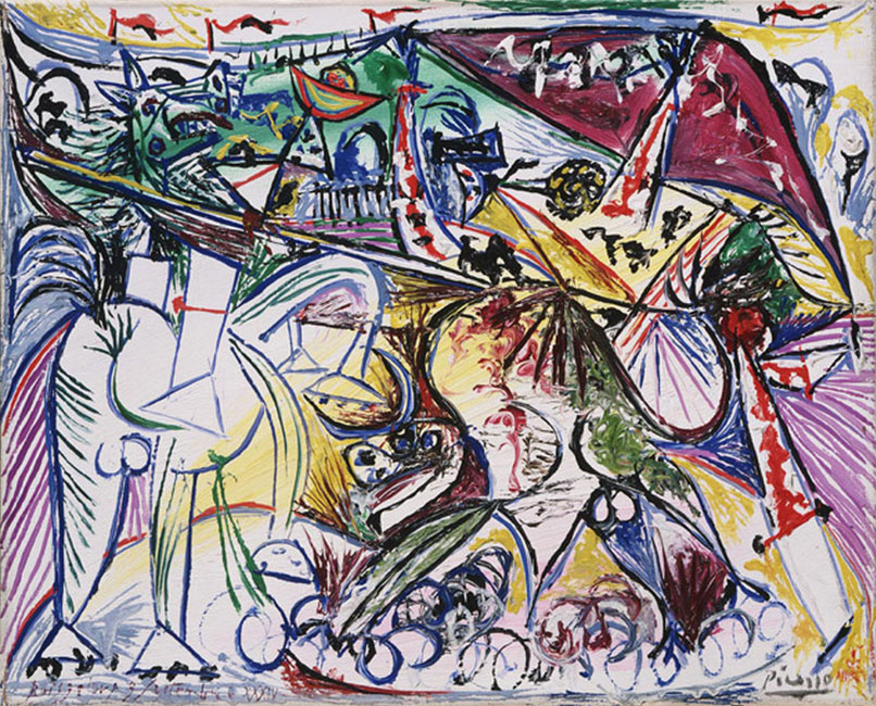Картина Пабло Пикассо. Бой быков. 1934