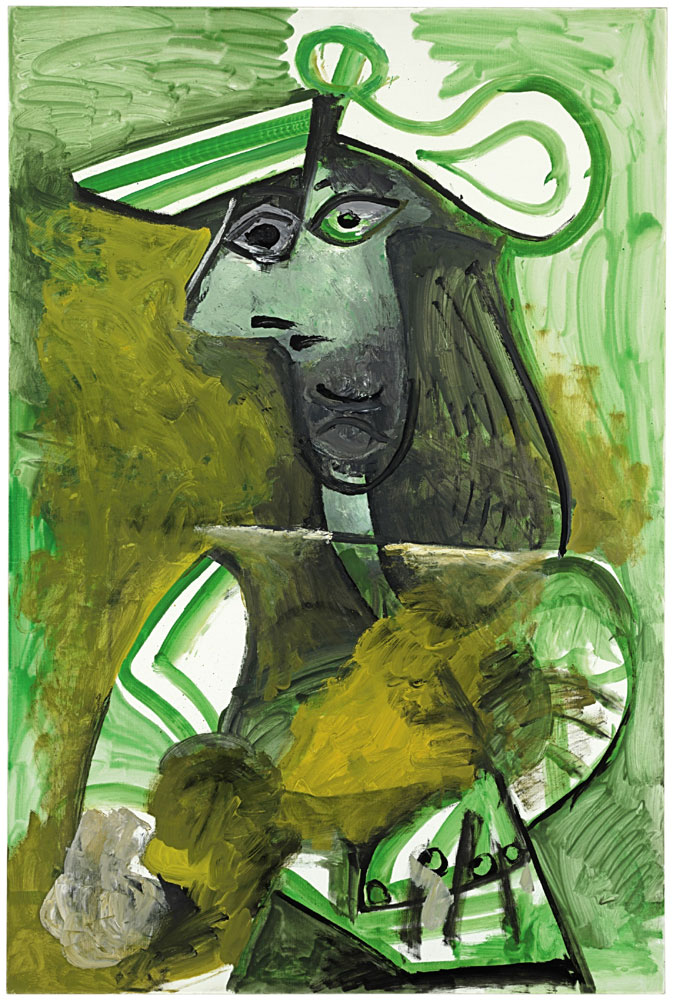 Картина Пабло Пикассо. Женщина в шляпе. 1971 ($7,8 млн)