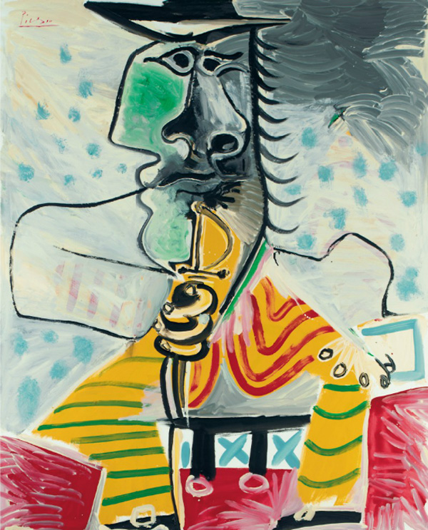 Картина Пабло Пикассо. Человек со шпагой. 1969 ($9,4 млн)