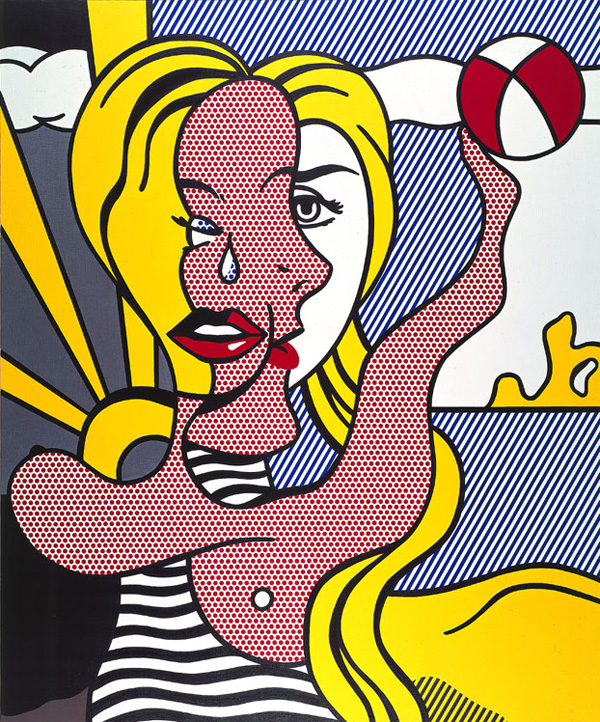 Roy-Lichtenstein_Girl-with-Beach-Ball-III_1977