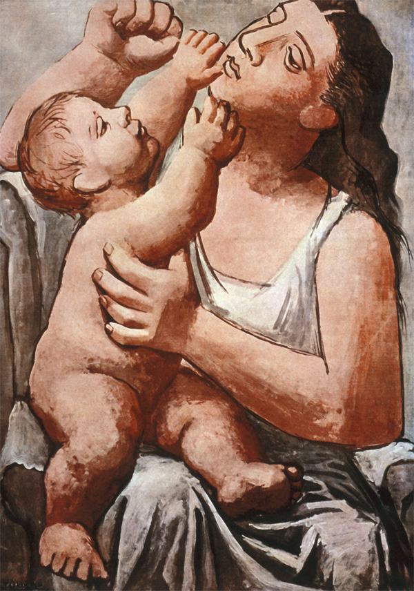 Картина Пабло Пикассо. Мать и дитя 2. 1921