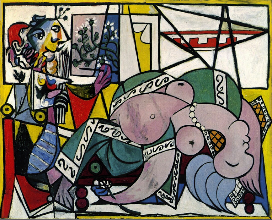 Картина Пабло Пикассо. Мастерская художника. 1934