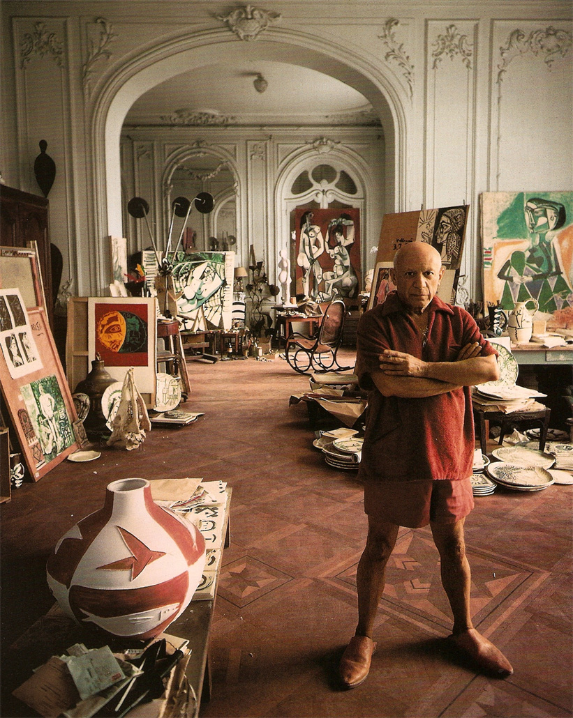 Пабло Пикассо, вилла Калифорния, Канны 1956. Арнольд Ньюман, фото 3