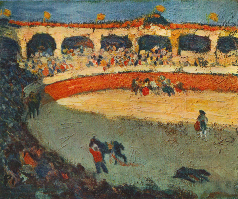 Картина Пабло Пикассо. Коррида. 1901