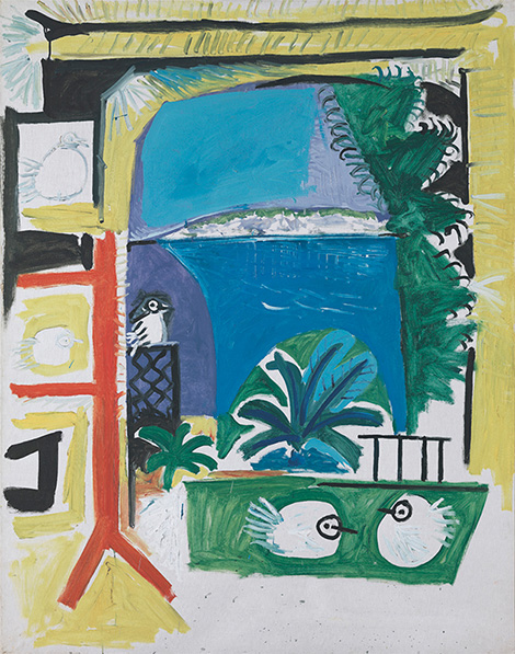 Картина Пабло Пикассо. Голуби (9). 12 сентября 1957