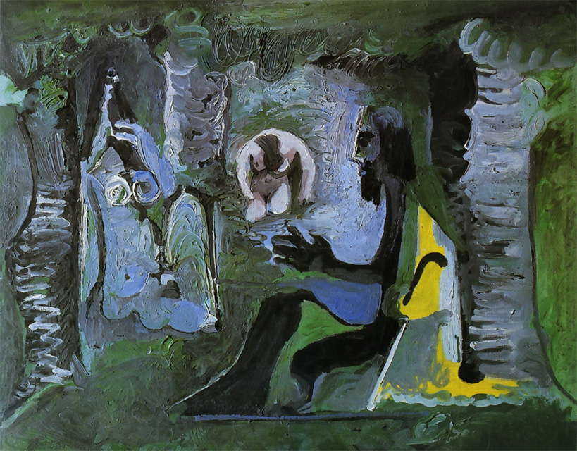 Картина Пабло Пикассо. Завтрак на траве, по Мане. 27 июля 1961