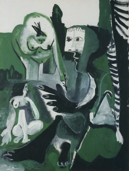 Картина Пабло Пикассо. Завтрак на траве, по Мане. 30 июля (2) 1961