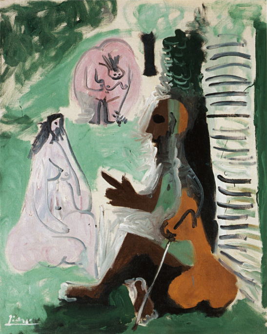 Картина Пабло Пикассо. Завтрак на траве, по Мане. 31 июля (2) 1961